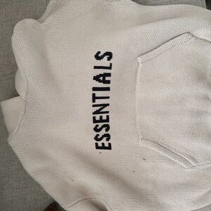 Essentials Men's Off-White Crewneck Sweater